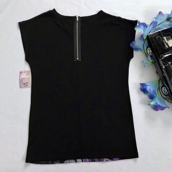 Total Girl NWT Black Graphic Shirt Girls L (10/12) - Picture 7 of 10
